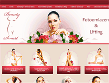 Tablet Screenshot of beautysmart.cz